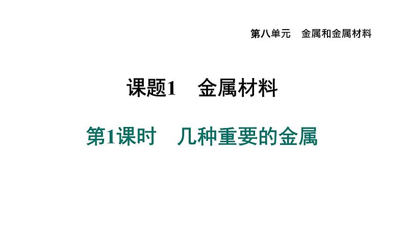 人教版九年级化学下册第八单元课时课件合集共9套第2页