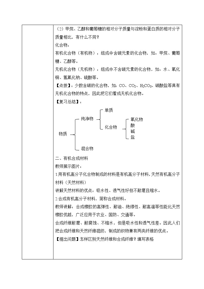 课题3《有机合成材料》课件PPT+嵌入视频素材+教学设计+同步练习02