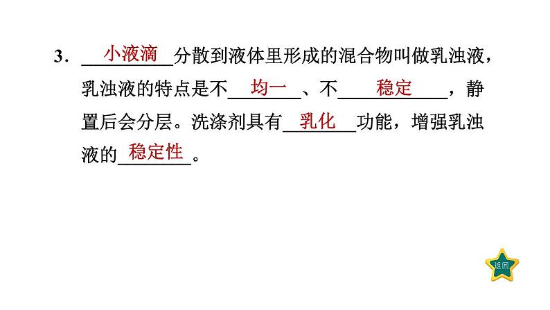 人教版九年级化学下册9-1-2溶解时的热量变化及乳化现象课件第5页