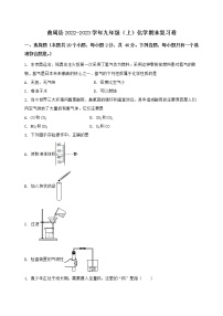 河北省曲周县2022-2023学年九年级（上）化学期末复习卷【含答案及详细解析】