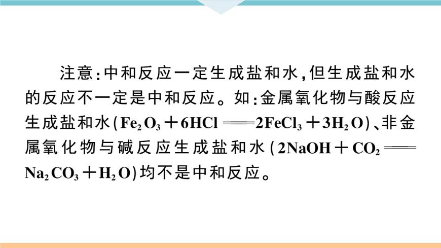 初三九年級化學下冊江西同步練習3十單元酸和堿6課題2酸和堿的中和反應1課時課件PPT第5頁