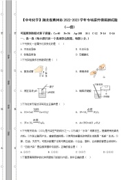 【中考化学】湖北省黄冈市2022-2023学年专项提升模拟测试题（一模二模）含解析