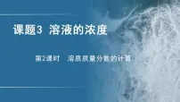 初中化学人教版九年级下册课题3 溶液的浓度完美版课件ppt