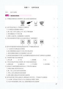 初中化學(xué)中考復(fù)習(xí) 2023化學(xué)中考集訓(xùn):專(zhuān)題十一 化學(xué)與生活(PDF原卷版)