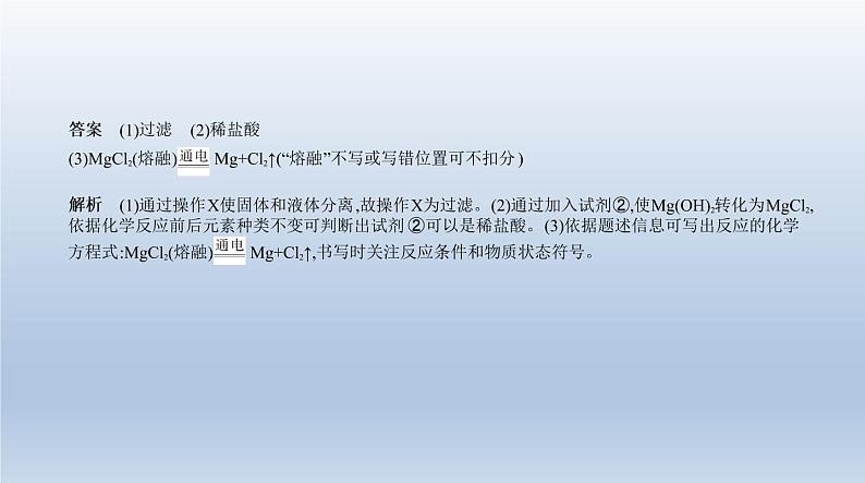 初中化学中考复习 18专题十八 工艺流程题 课件 2021年中考化学(全国)一轮复习08
