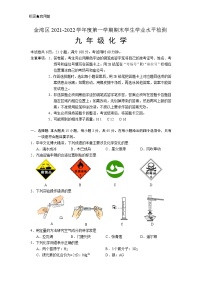 廣東省珠海市金灣區(qū)2021-2022學(xué)年九年級上學(xué)期期末考試化學(xué)試卷