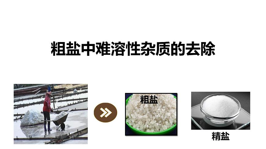 第十一單元實(shí)驗(yàn)活動(dòng)8粗鹽提純課件PPT第1頁