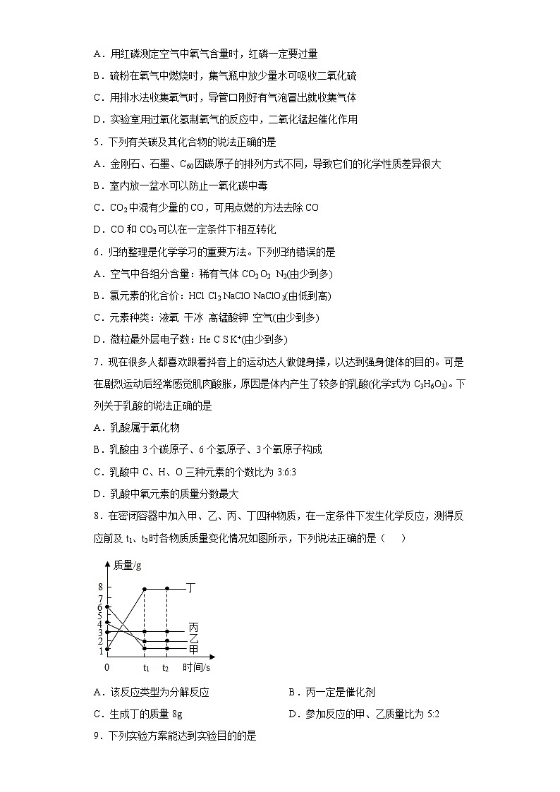 陕西省宝鸡市高新区高新中学2022-2023学年九年级上学期期末化学试题(含答案)第2页