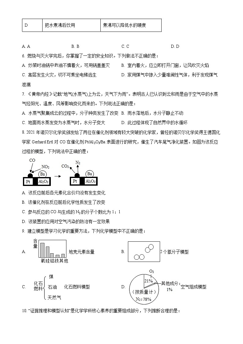 安徽省合肥市庐阳区2022-2023学年九年级上学期期末化学试题(含答案)第2页