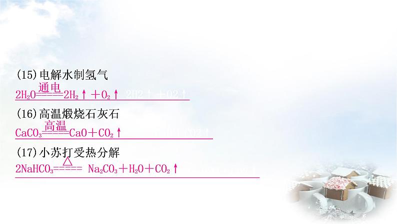 鲁教版中考化学复习重难突破练4化学方程式的书写课件第6页