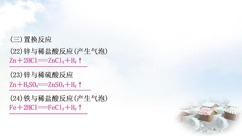 鲁教版中考化学复习重难突破练4化学方程式的书写课件第8页