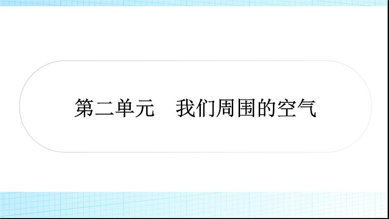 人教版中考化学第二单元我们周围的空气作业课件第1页