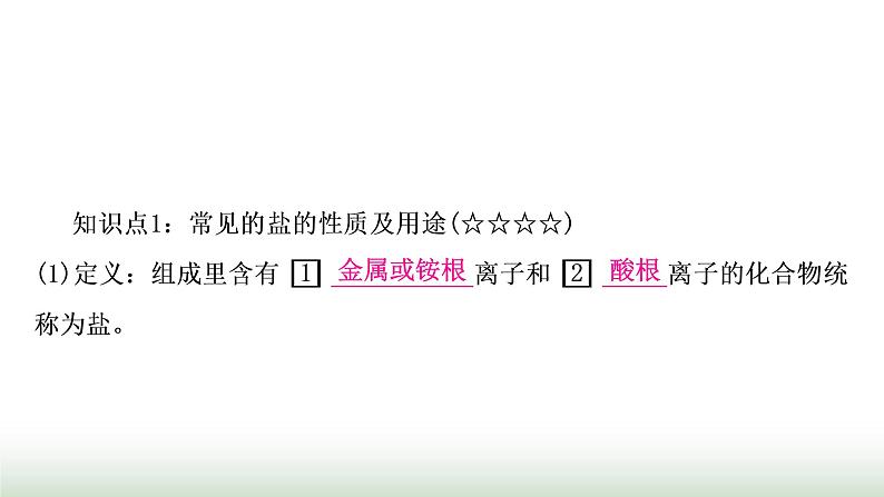 人教版中考化学第十一单元盐化肥教学课件第3页