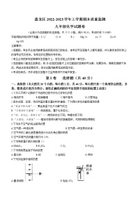 云南省昆明市盘龙区2022-2023学年九年级上学期期末化学试题（含答案）