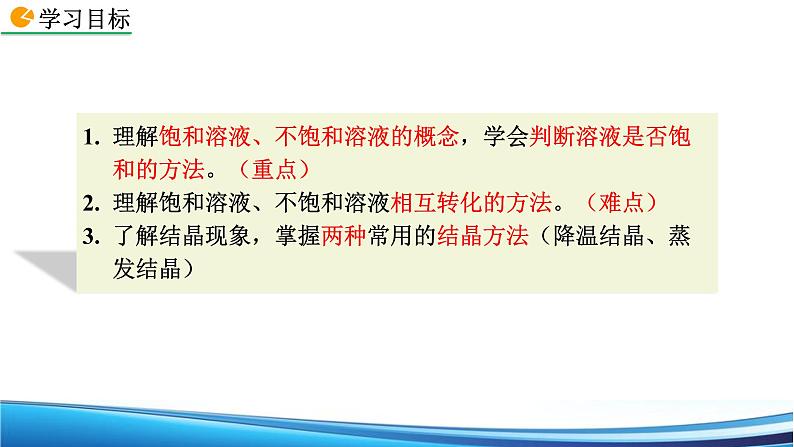 9.2.1饱和溶液与不饱和溶液、溶解度课件第2页