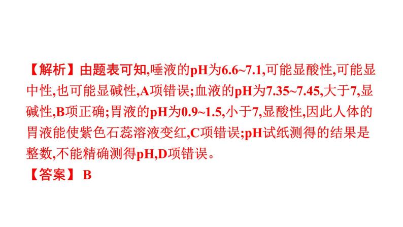 2023年中考安徽专用化学一轮考点知识梳理第十单元　酸和碱第2课时　中和反应和pH课件PPT05