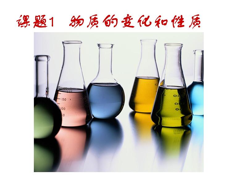 人教版(五四制)化学八年级全一册 1.1 物质的变化和性质 课件01第2页