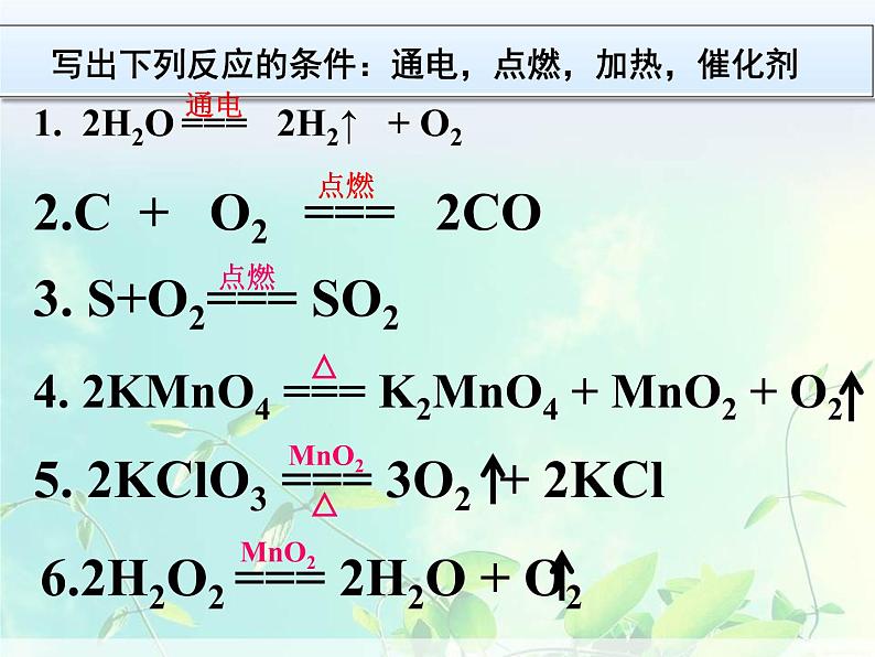 人教版(五四制)化学八年级全一册 5.2 如何正确书写化学方程式 课件02第5页