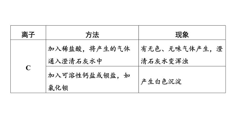 2023年河南省中考化学复习---物质的检验、鉴别及除杂课件PPT07
