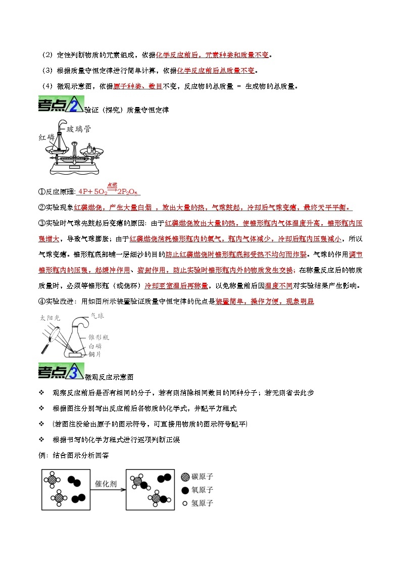 重难点05 质量守恒定律 化学方程式 微观模型-2023年中考化学【热点•重点•难点】专练（全国通用）02