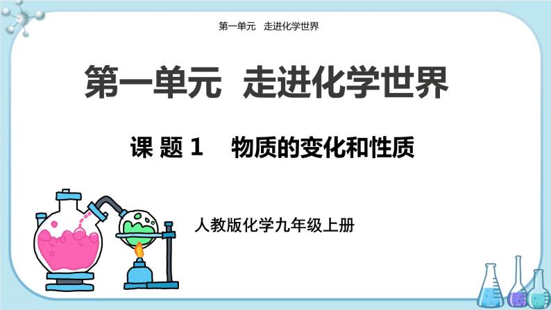 人教版化学九上·第一单元 课题1《物质的变化和性质》课件+教案含练习01