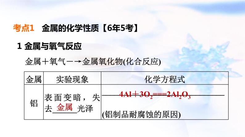 中考化学复习基础梳理第8课时金属的化学性质课件04