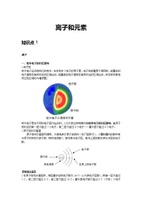 初中化学人教版九年级上册课题3 元素精品精练