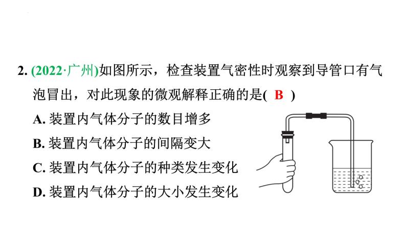 2023年广东省中考化学一轮考点梳理复习主题2    物质的组成与结构课件PPT06