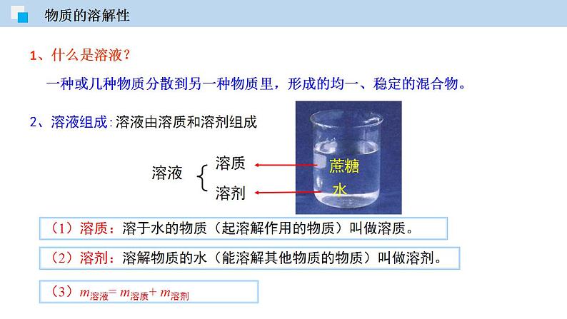 3.2 溶液(讲)-九年级化学沪教版第一学期(试用本)同步精品课堂(上海专用) 课件03