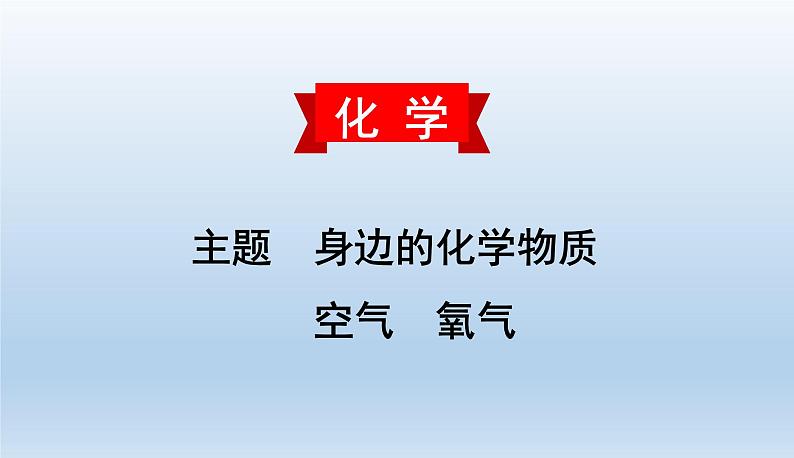 中考化学一轮复习考点讲练空气 氧气 (含答案)课件PPT01