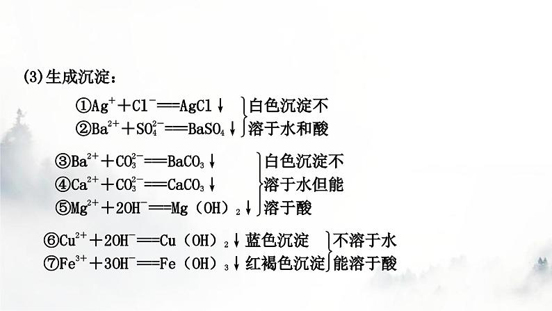 中考化学复习重难突破11物质(或离子)的共存练习课件第5页