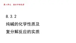 8.3.2纯碱的化学性质及复分解反应的实质-2022-2023学年九年级化学鲁教版下册课件PPT