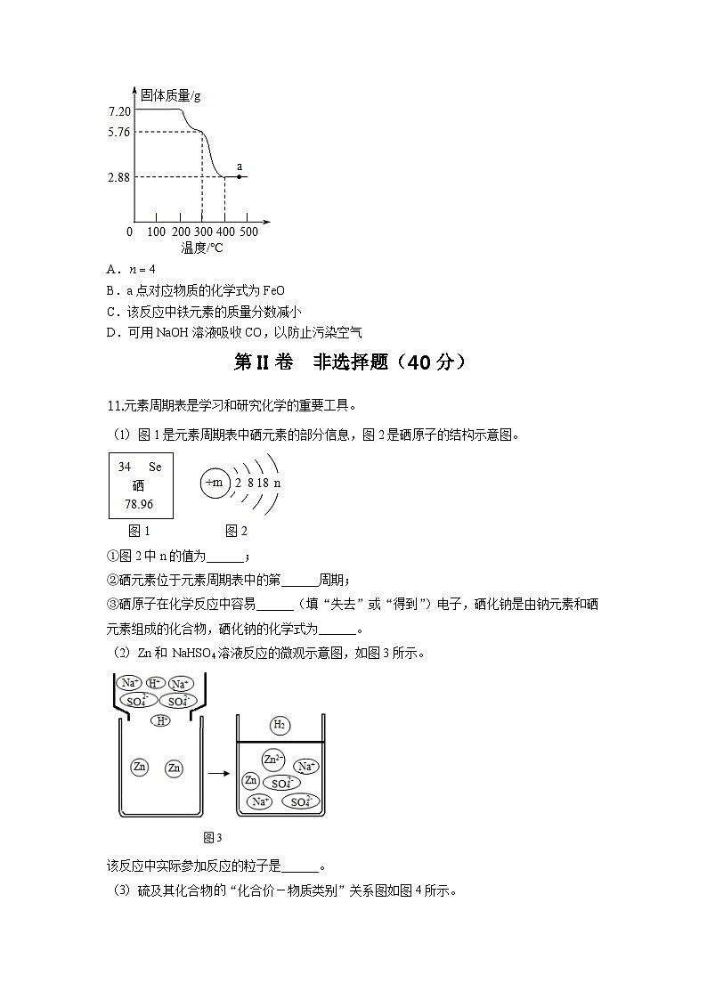 2023年江苏省南通市田家炳中学二模化学试卷第3页