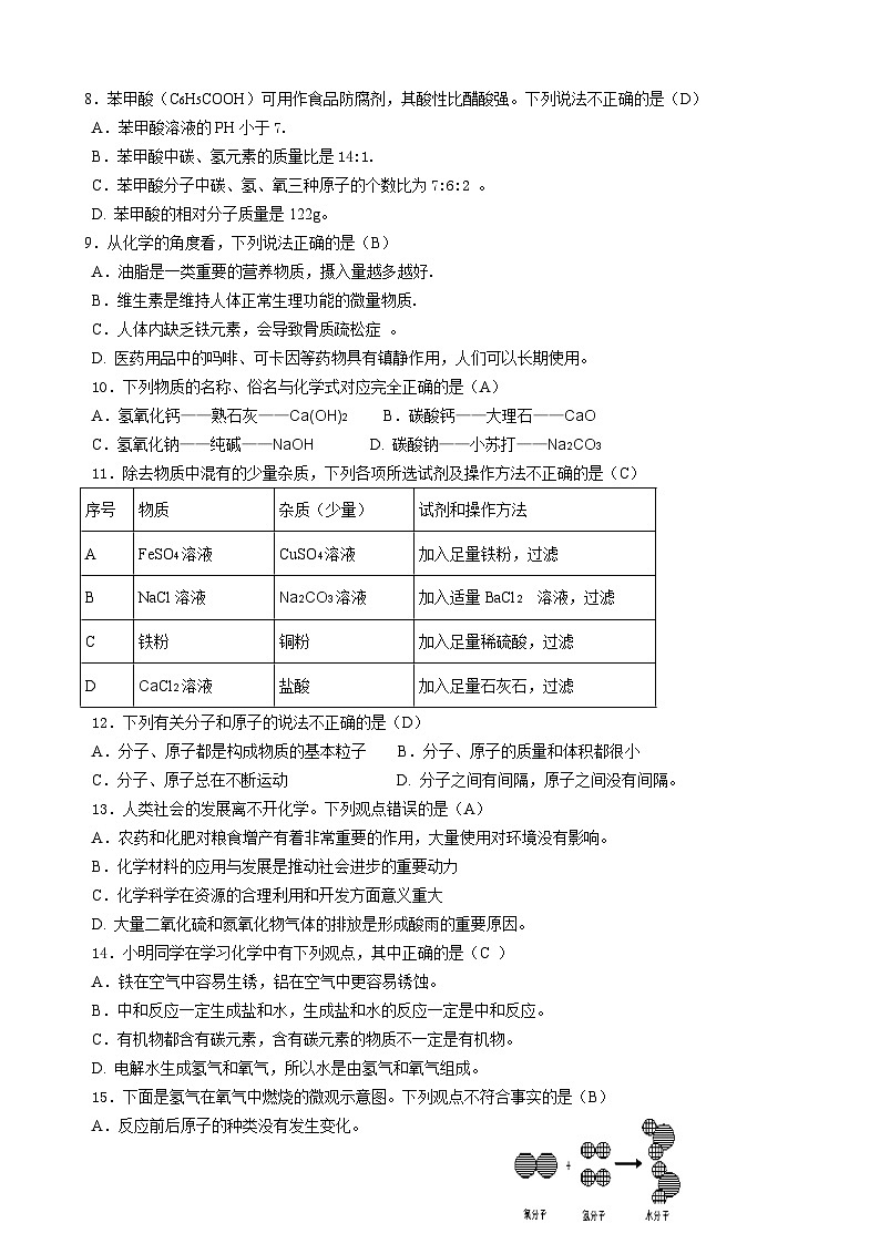 2013年淄博市化學(xué)中考試題及答案解析第2頁