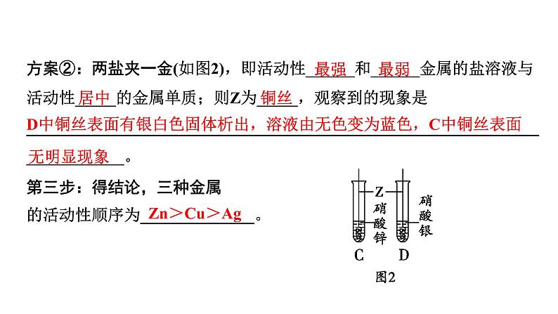 07.微专题7 金属活动性顺序的验证与探究课件PPT第6页
