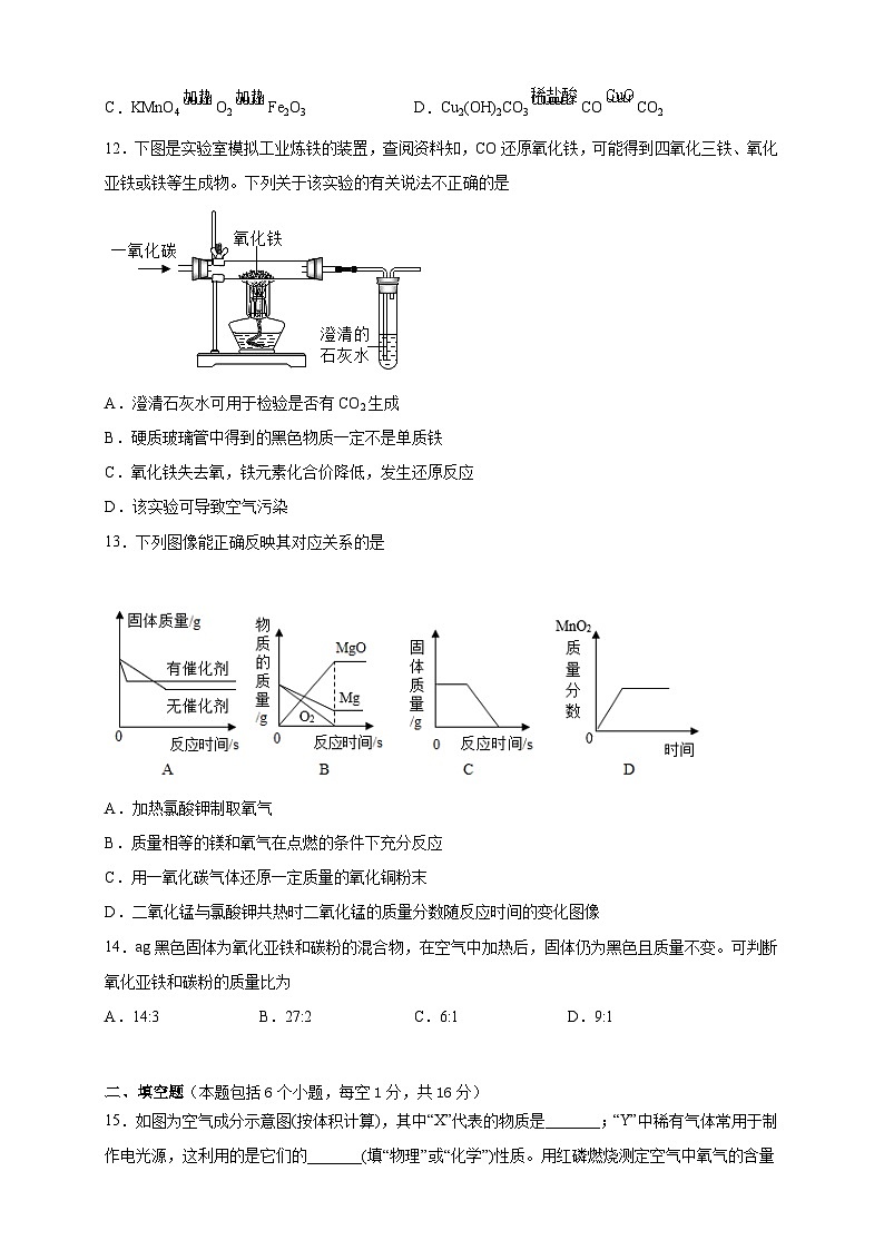2023年河南省巩义市西村镇中考第三次质量检测化学试题卷(含答案)第3页