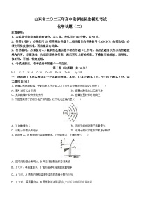 2023年山东济宁市梁山县寿张集镇中学中考模拟化学试题（含答案）