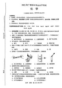 2023广西壮族自治区中考化学真题