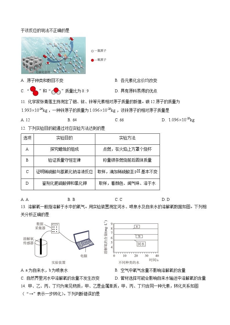 2023年四川省成都市中考化学真题（含答案）03