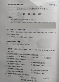 2023年山东省济宁市中考化学中考真题