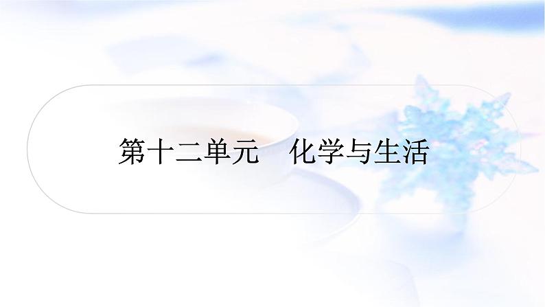 人教版中考化学复习第十二单元化学与生活教学课件第1页