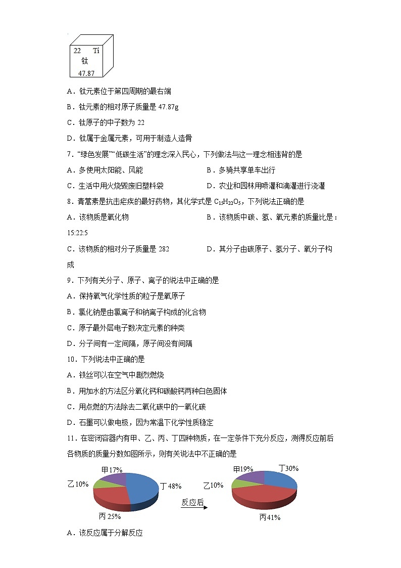 2023年河南省周口市扶沟县中考三模化学试题(含解析)第2页