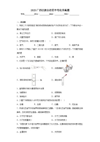 2023广西壮族自治区中考化学真题（含解析）