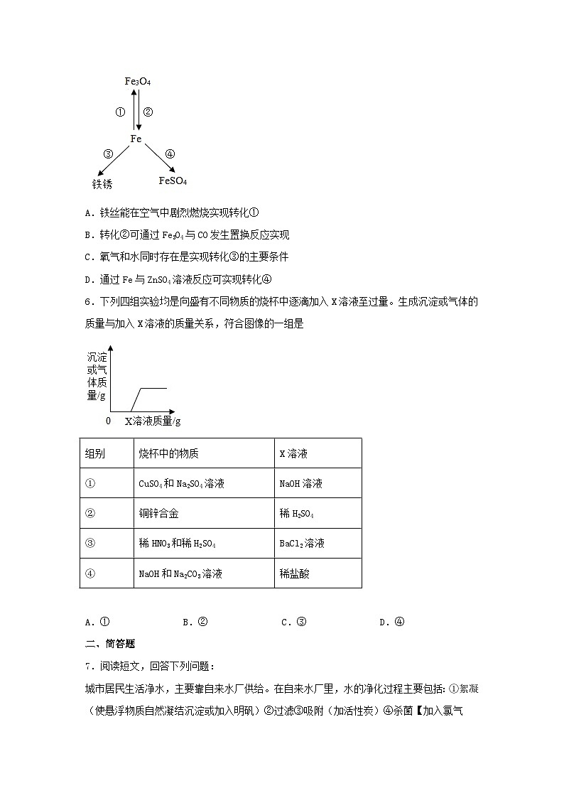 _2022年内蒙古乌兰察布中考化学真题及答案02