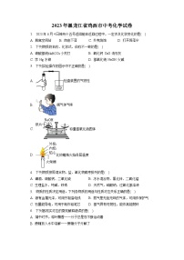 2023年黑龙江省鸡西市中考化学试卷(含答案解析)