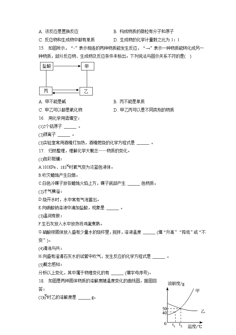 2023年湖北省宜昌市中考化学试卷(含答案解析)第3页