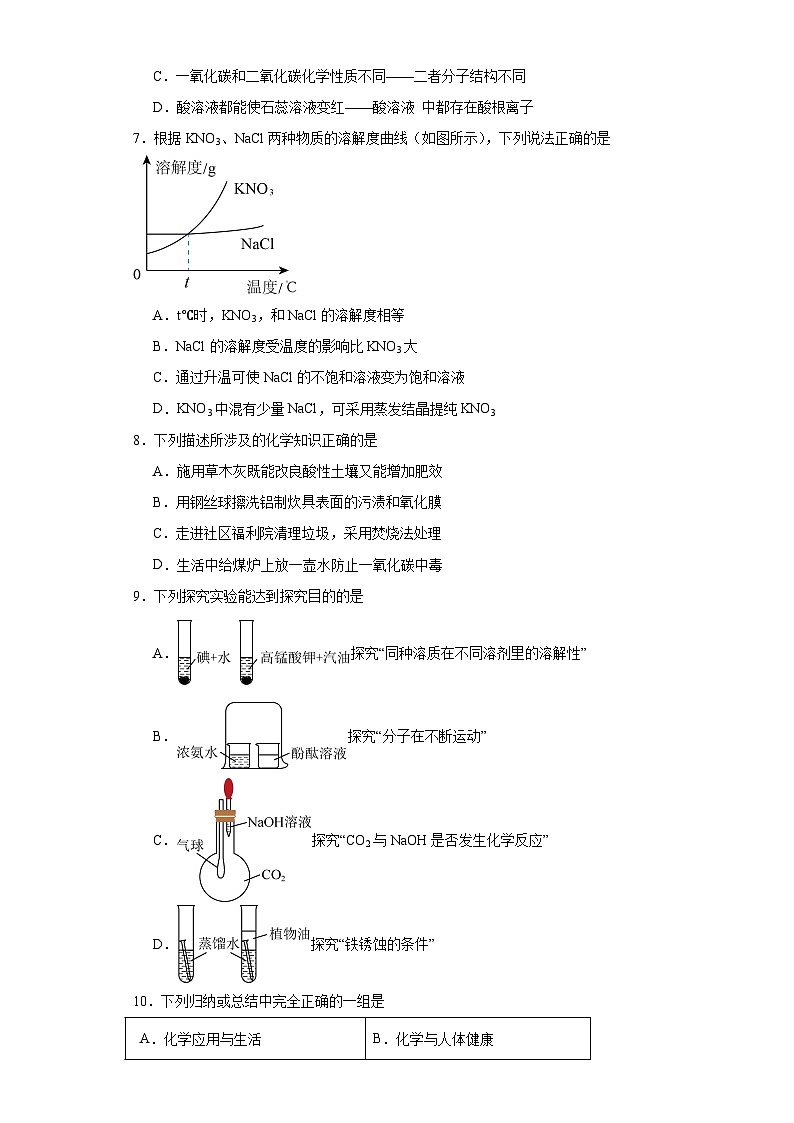 2023年湖北恩施州中考化学真题(含解析)第2页