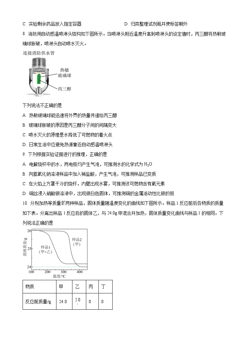 2023年福建省中考化学真题及答案解析02