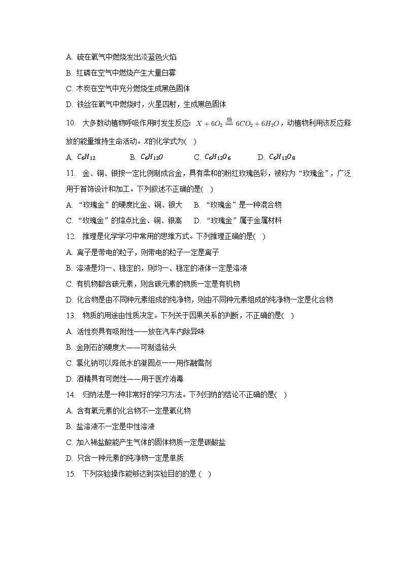 2023年辽宁省丹东市中考化学二模试卷-普通用卷第2页