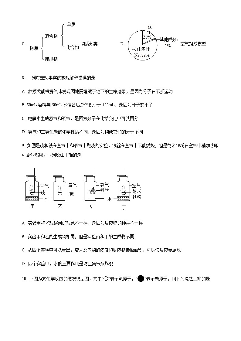 广东省广州市花都区2022-2023学年上学期九年级期中化学试题(原卷版)第3页